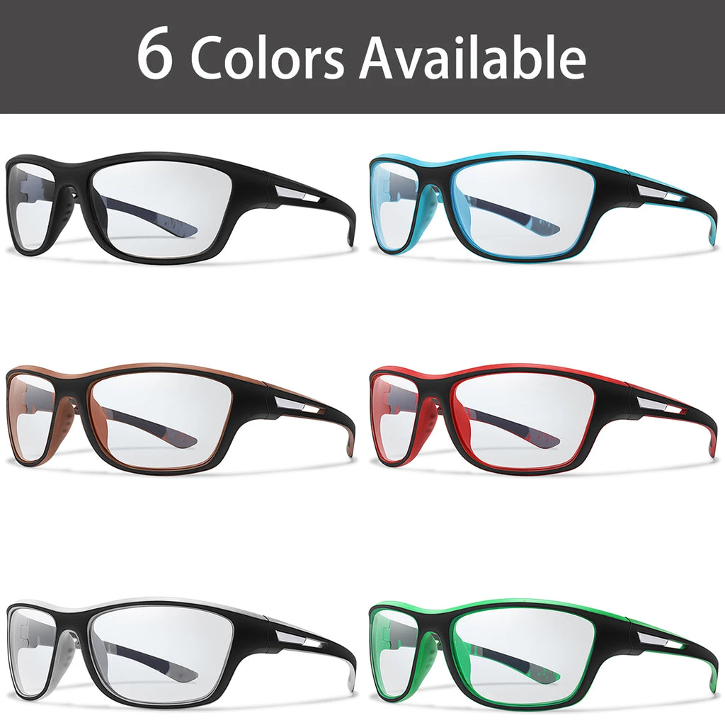 Photochromic Motorcycle Sunglasses Men Women Outdoor Cycling Driving Hiking Eyewear Fishing UV400 Protection Goggles