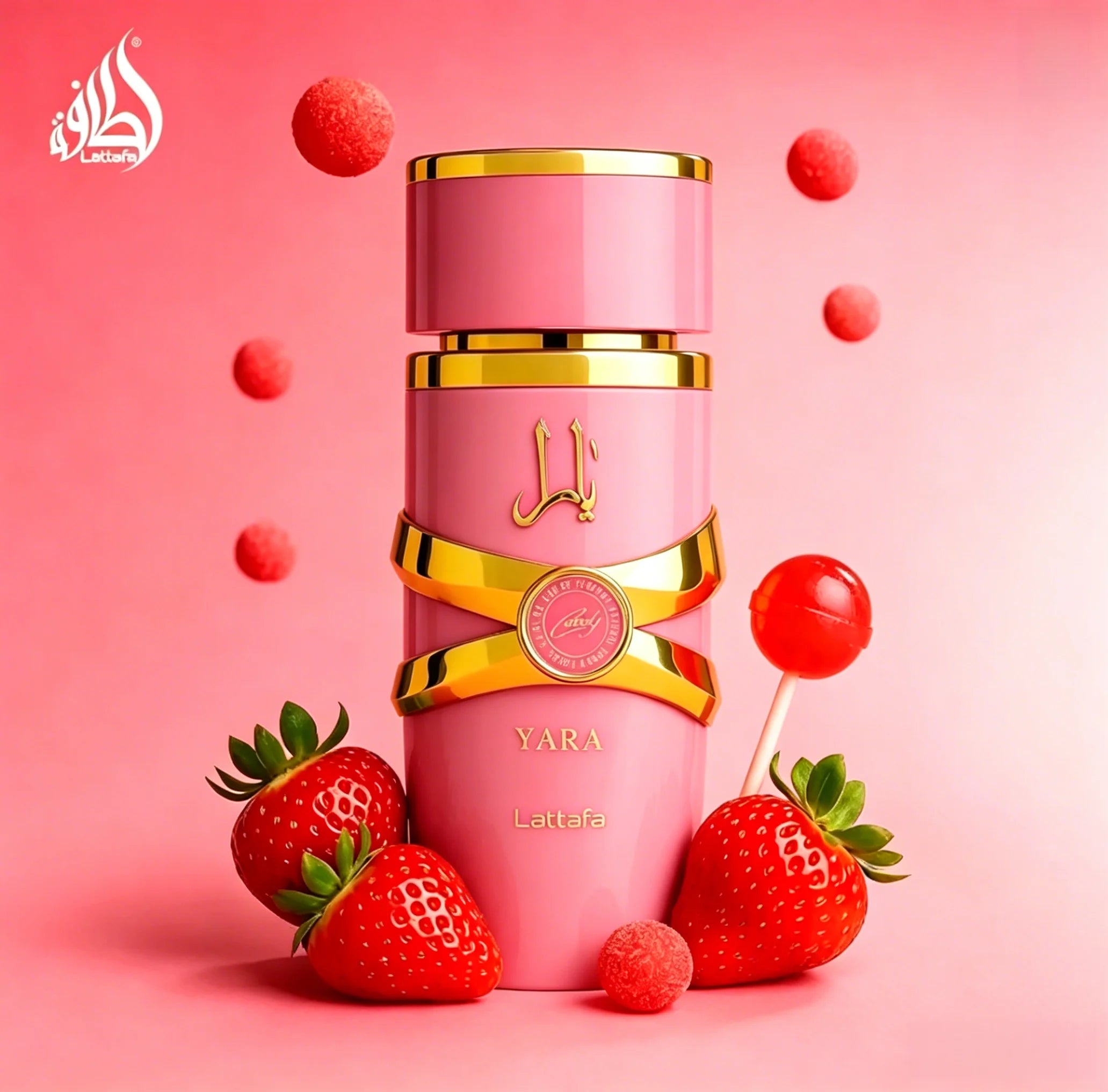 Lattafa Yara Candy - Vanilla, Fruity, Citrus, Floral - Eau de Parfum Long-Lasting Fragrance for Women, 3.40 Ounce / 100 ml