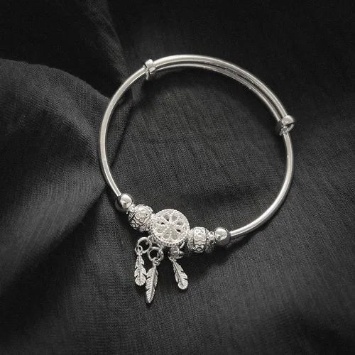 925 Sterling Silver Double Layer Bracelet for Womem Girls Irregular Knot Bangles New Simple Design Fashion Party Jewelry Gifts