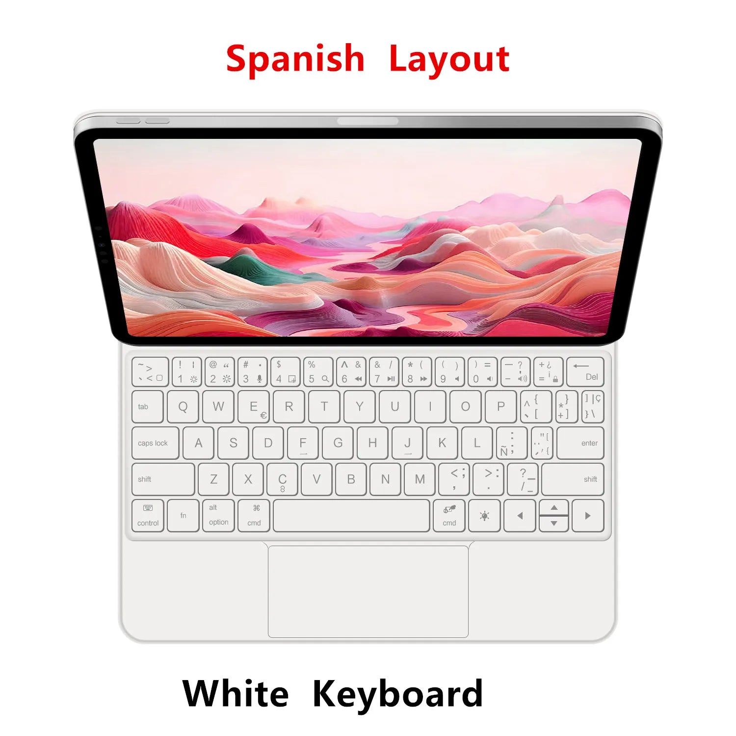 Magic Keyboard Folio For Xiaomi Pad 7 2024 Mi Pad 7 8 Pro 11.2" Tablet Smart Case for Xiaomi Pad 8 Spanish German keyboard cover