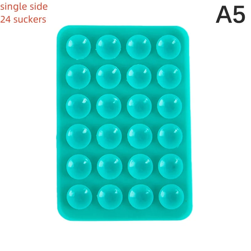 1pcs Backed Adhesive Sucker Pad For Fixed Pad Double Single Side Silicone Suction Pad For Mobile Phone Fixture Suction Cup