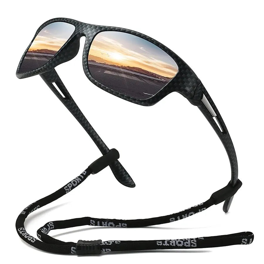 Fashion Camouflage Pattern Sports Sun Glasses With Chain Men Women Cycling Climbing Skiing Sunglasses Driving Eyewear