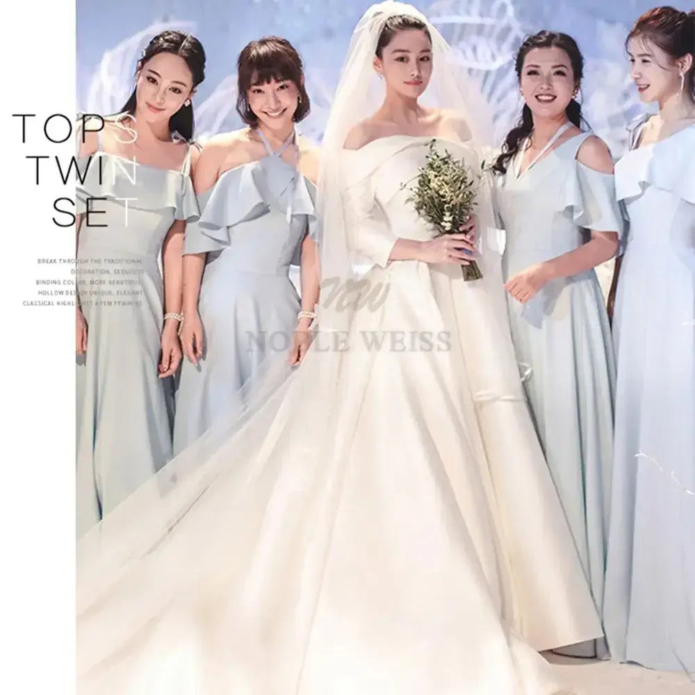 Ribbon Edge Wedding Veils Tulle Long Bridal Veil Two Layer Bridal Veil Long Bridal Party Veils Wedding Accessories Customized