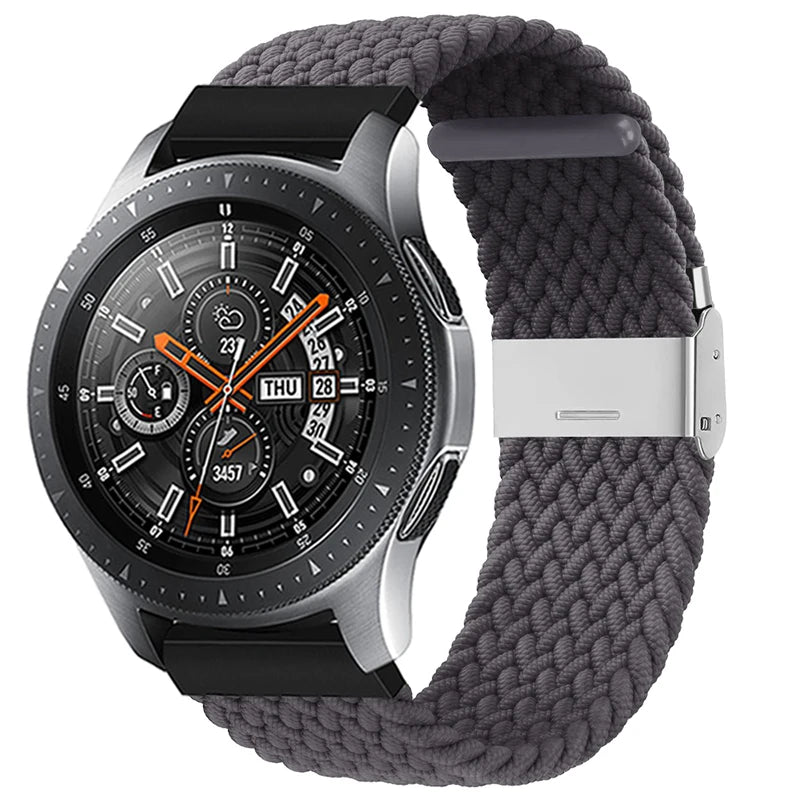 20mm 22mm Nylon strap for Samsung Galaxy Watch 3 42mm 46mm Gear S3 Active 2 Watch Adjustable Bracelet For Amazfit Huawei Correas