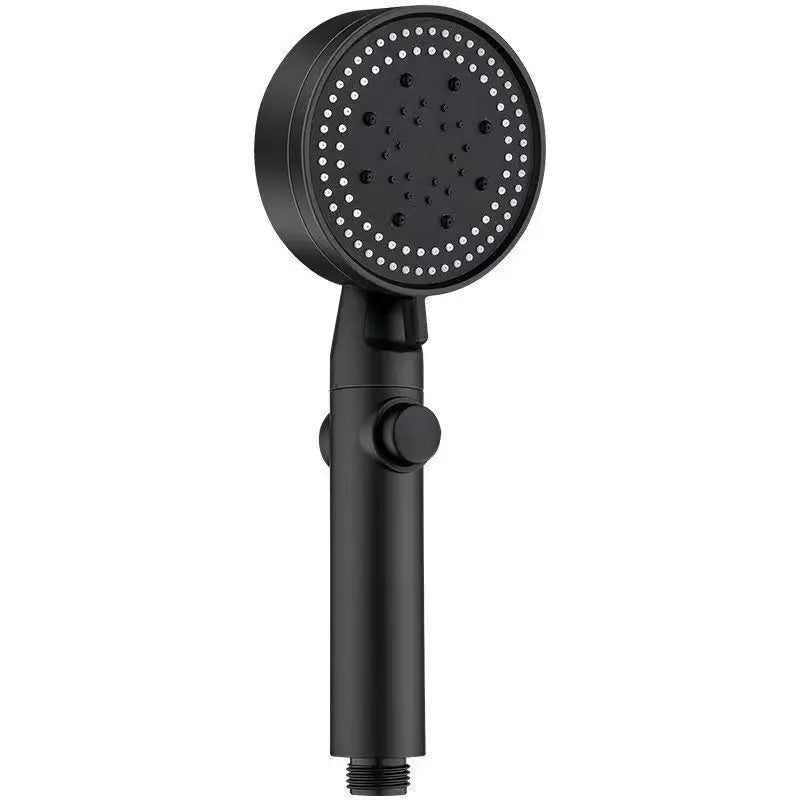 This multi-functional, height-adjustable shower head features 5 modes, adjustable water flow, and a one-touch stop function.