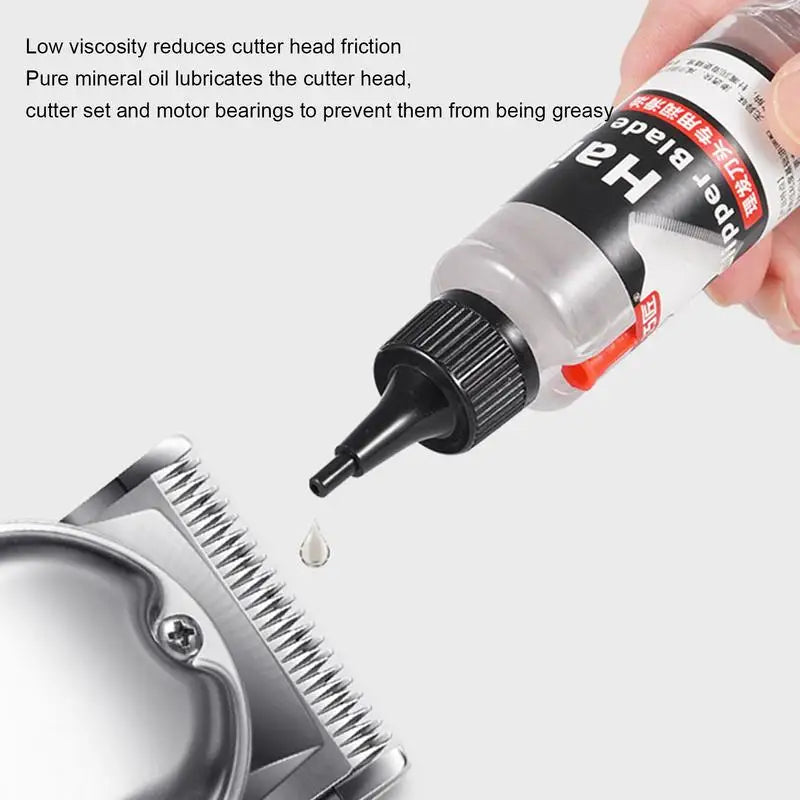 60ml Electric Clipper Shaver Maintenance Oil Lubricant Hair Trimmer Blade Oil Prevent Rusting Sewing Hair Salon Clipper Oil