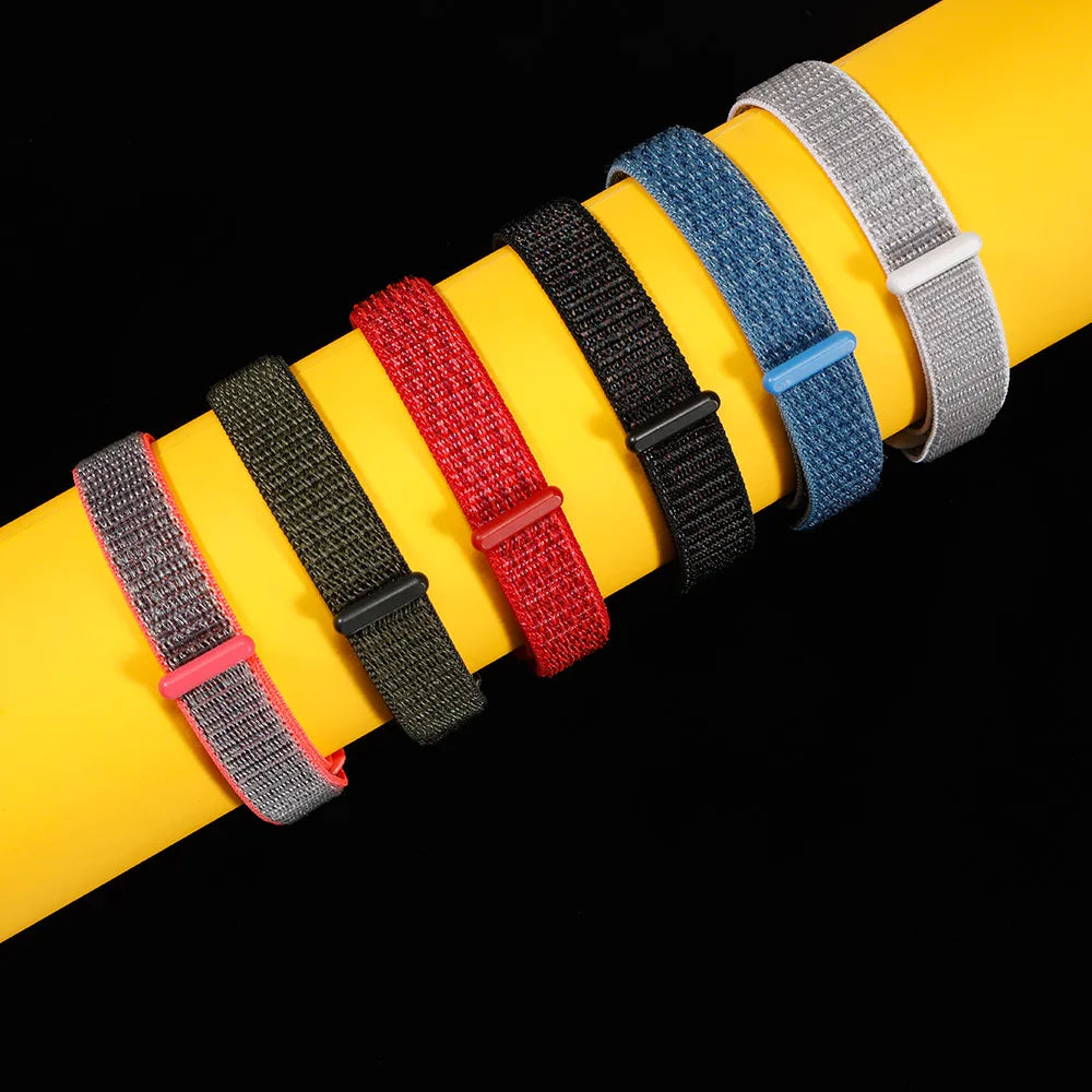 Nylon Loop for xiaomi Mi Band 10 9 8 Straps SmartWatch Wristband Correa Replacement Sport Pulsera for Miband 7 6 5 4 3 Bracelet