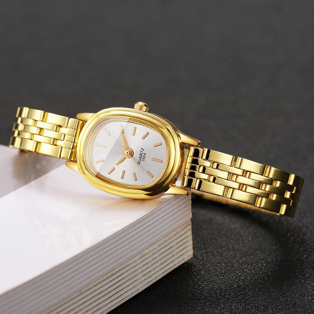 Elegant Oval Dial Women Wristwatch Fashion Ladies Quartz Watch Reloj Mujer Girls Clock Gift(Without Box)