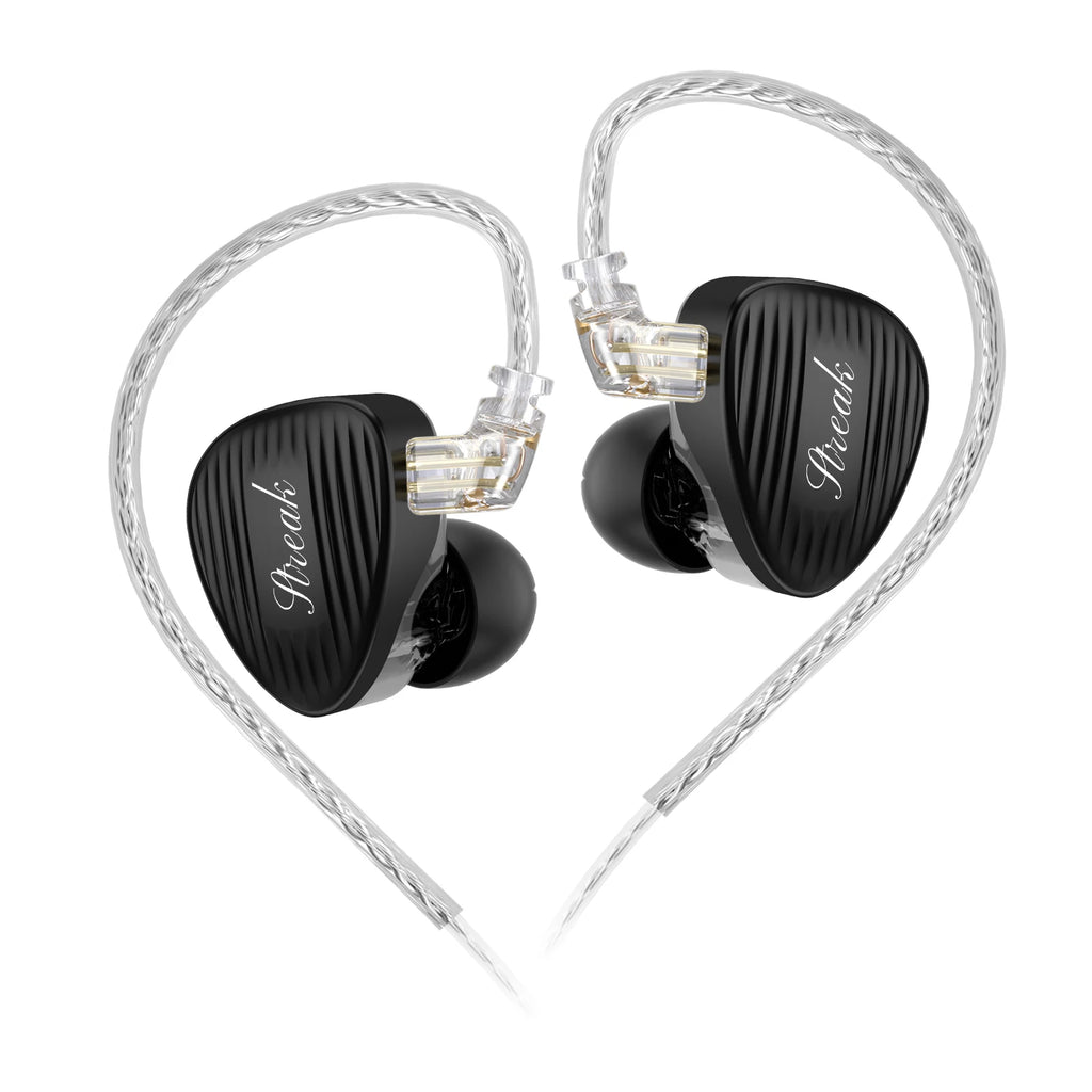 GK Streak Hi-Fi In-Ear Monitors KUN  Dynamic + Micro Planar Dual-Driver Earphones with Detachable Cable GK-KUNTEN Upgraded