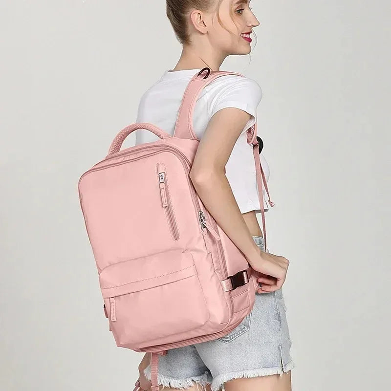 High Quality Nylon Fashion Travel Backpack Women Large Capacity Cabin Backpacks for Ryanair Business Laptop Backpack Men Bag