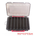 Luya Accessories Box U Size Wooden Shrimp Box Bait Box Storage Box VIB Minobo Climb Transparent