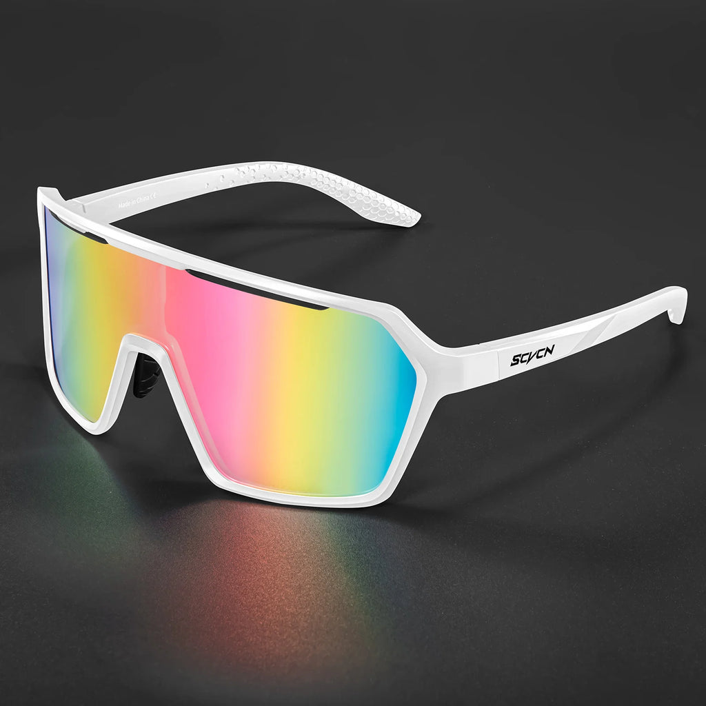 SCVCN New Photochromic Sunglasses MTB Cycling Glasses Outdoor Sports Running Drving Goggles UV400 Protection Bike Eyewear