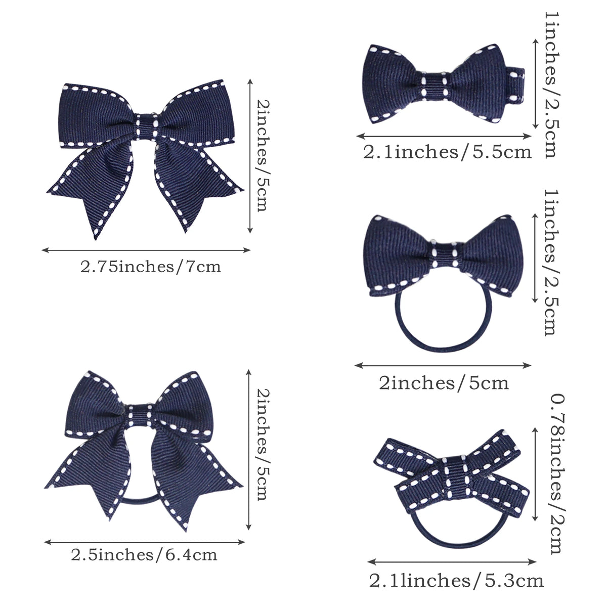 10 Pieces/Set Wholesale Children Girl Hair Clips, Barrettes, Hair Bows, Hair Ties, Headwear for School Girls Accessories