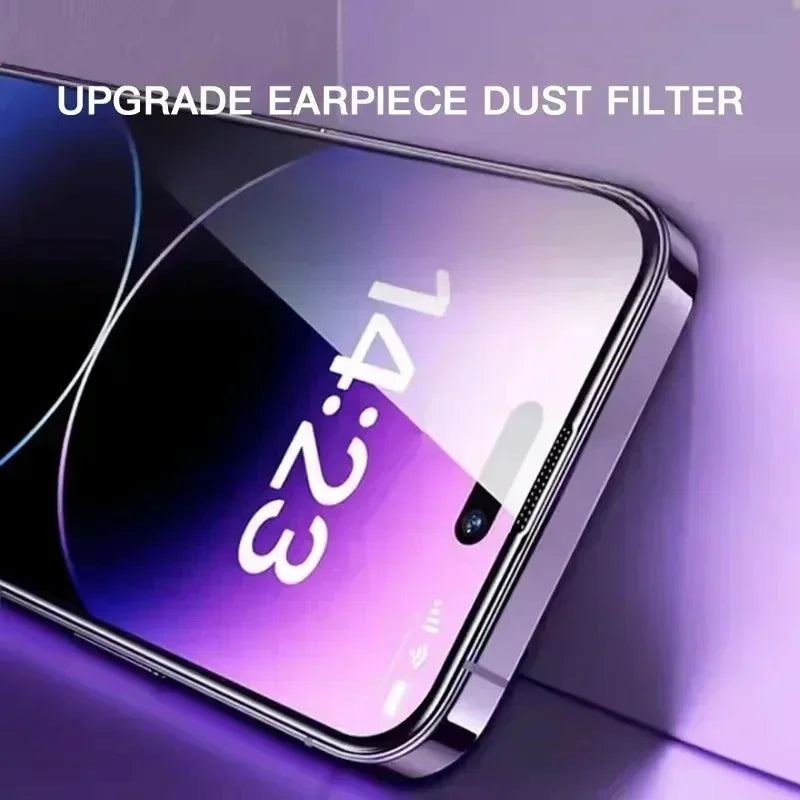 5-1Pcs Oleophobic Coating Dust Free Easy Installation Screen Protector For iPhone 18 Pro 17 14 11 13 12 15 16 Pro Max Mini Glass