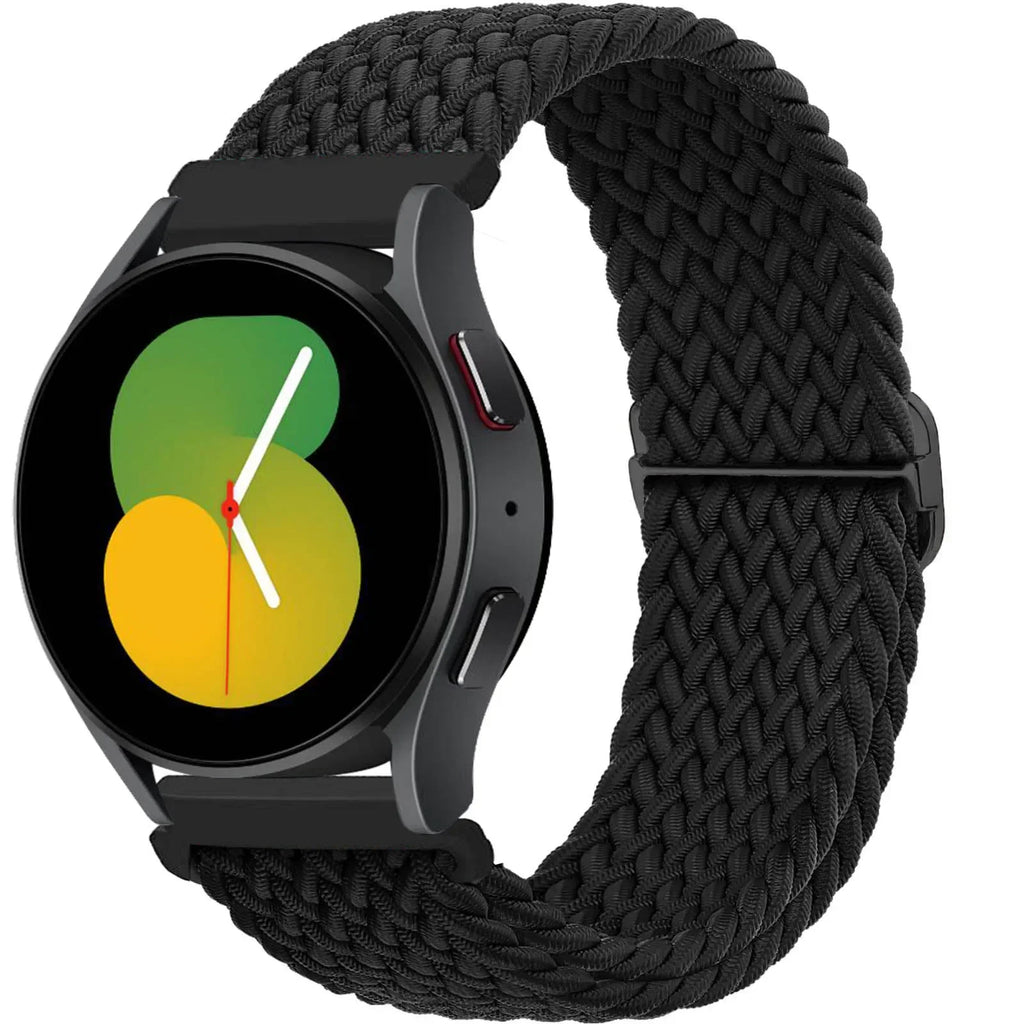Nylon Strap for Samsung Galaxy Watch 7 6 5 4 40mm 44mm 6Classic 43/47mm 20mm 22mm Braided Solo Loop Band for Huawei Watch 3 4Pro