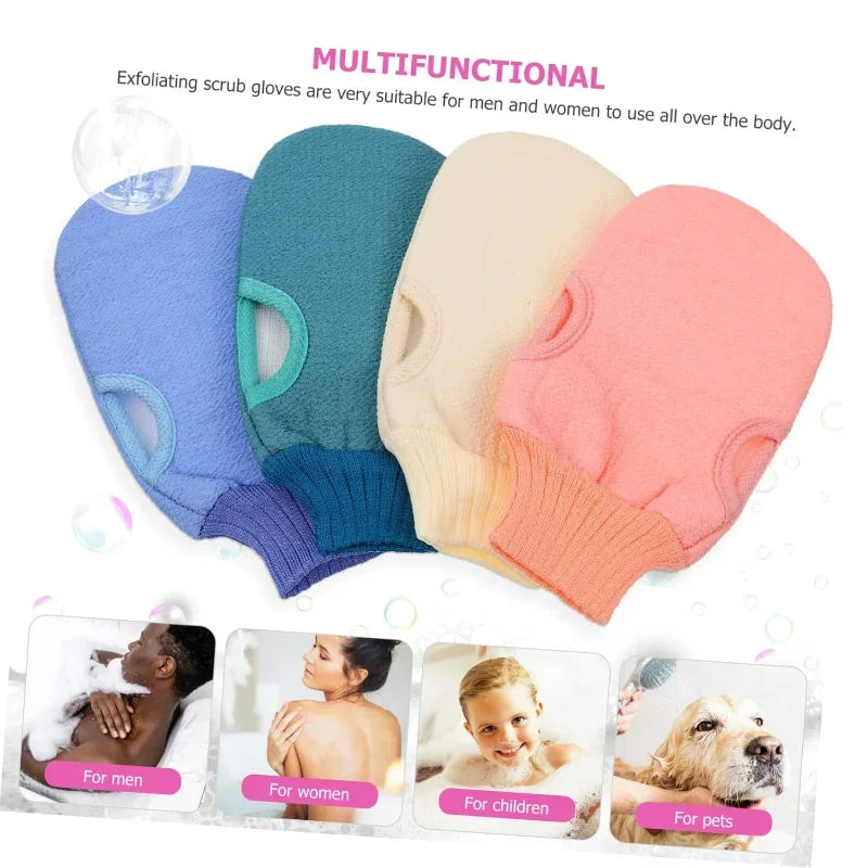 Exfoliating Gloves Dead Skin Bath Shower Spa Massage Body Bath Towel