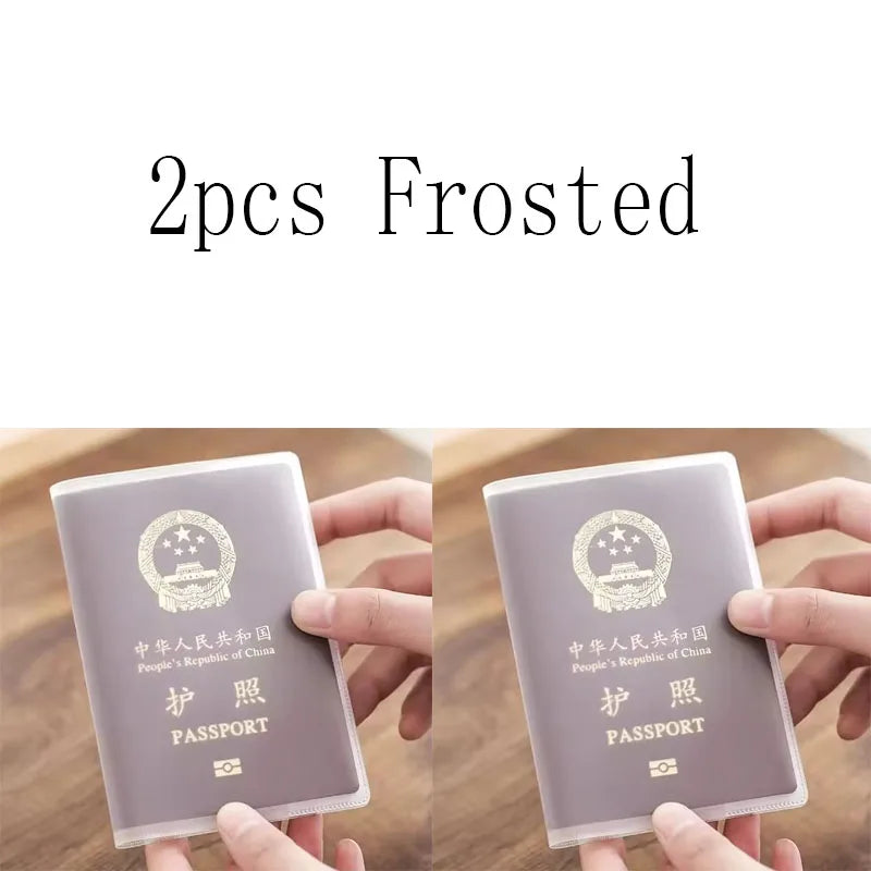 New Passport Protective Cover Waterproof Cover ID Card Holder Universal Business Credit Card Protective Cover Storage Wallet
