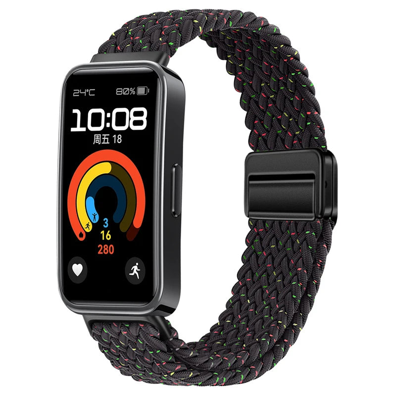 Sports Nylon Loop Strap for Huawei Band 11/11 Pro/10/9/8 Official Replacement Bracelet Belt Huawei Band 11 Wristband Accessories