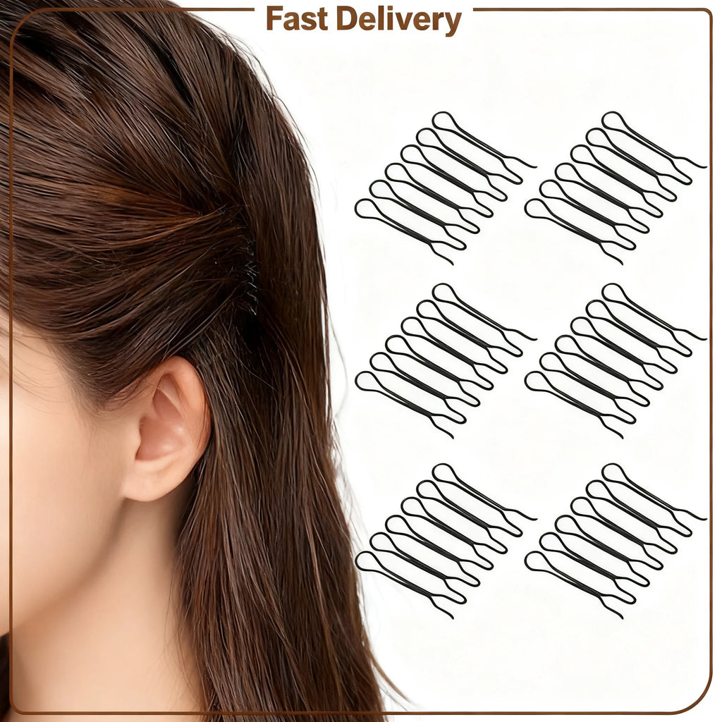 10/20pcs Invisible Broken Hair Hairpin Styling Accessories Bang Fixed Insert Comb Women Adult Tiara Tools Roll Curve Needle Gift