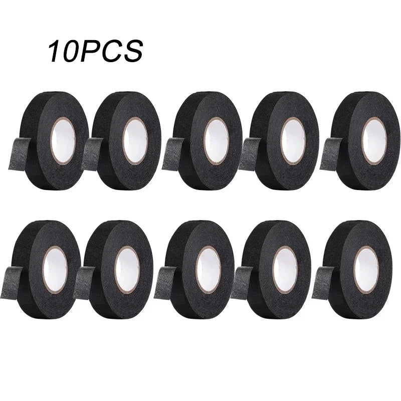 Car Wiring Loom Protection Tape, Heat Resistant Waterproof Harness Tape, 9/15/50MM Size Electrical Insulating Adhesive Tape