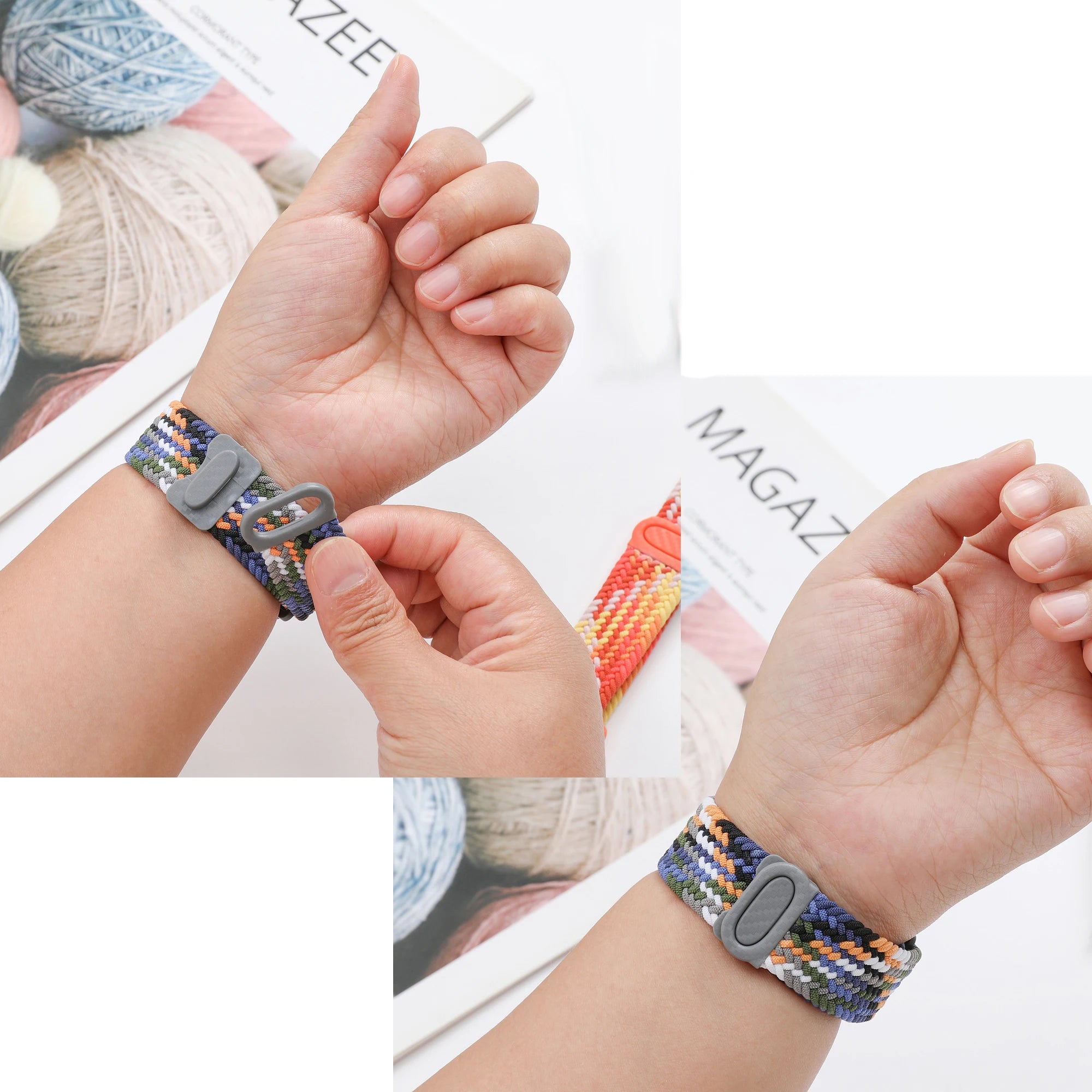 20mm 22mm watch Strap for Samsung Galaxy Watch 7/6/4/5/Pro/6 Classic/S3/active 2 Band Braided Bracelet Huawei GT 23 GT4 GT5 46mm