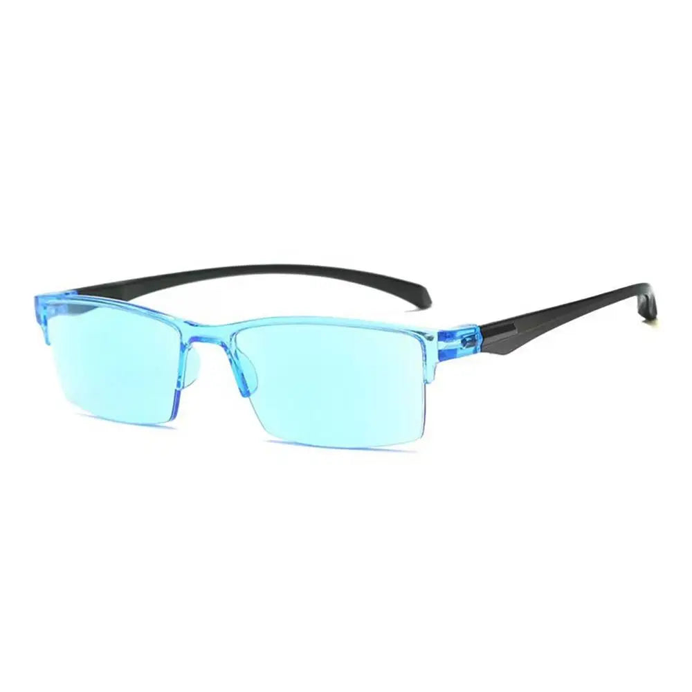 New Anti Blue Ray Reading Glasses Smart Automatic Zoom Reading Glasses Autofocus Power +1.0(100) ~ +7.0(700) Half-Rim Unisex