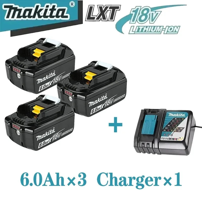 100% Genuine Makita 18V Battery 5Ah 6Ah 9Ah, Replacement for BL1860B BL1850B BL1840 BL1830 BL1815 Power Tool Battery