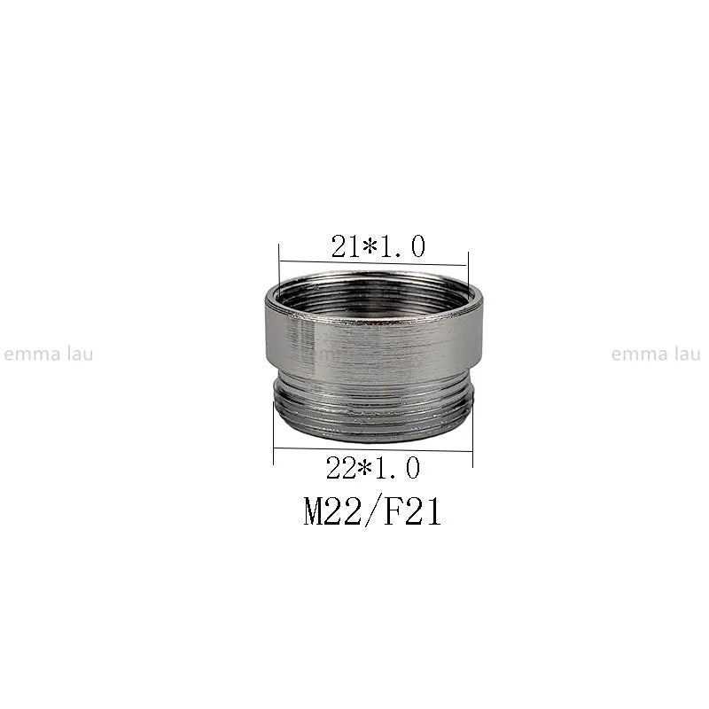 16 17 18 20 21 22 23 24 25 30mm Turn 22 Faucet Aerator Adapter Water Purifier Fittings Brass Kitchen Faucet Plumbing Accessories