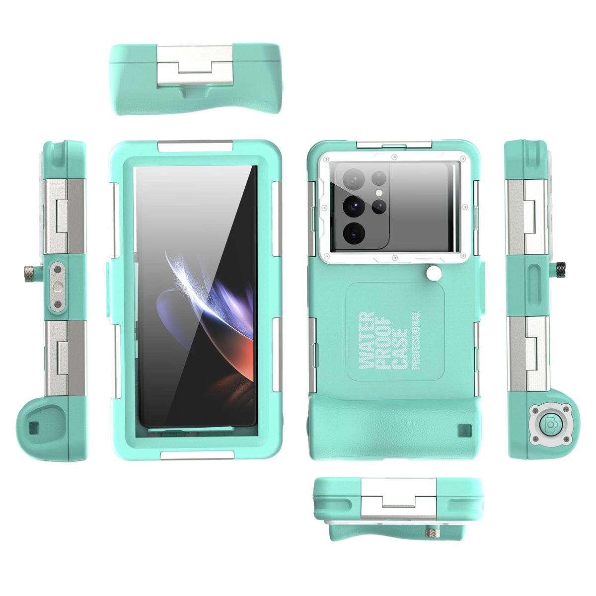 Shellbox Newly Upgraded Multicolor IP68 Standard 15M/50ft Diving/Swimming Photography Professional Diving Waterproof Phone Case