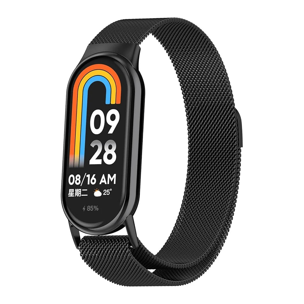 Stainless Steel for mi band 8 9 10 strap miband8 miband accessories magnetic belt correa bracelet for Xiaomi mi band 9 watchband