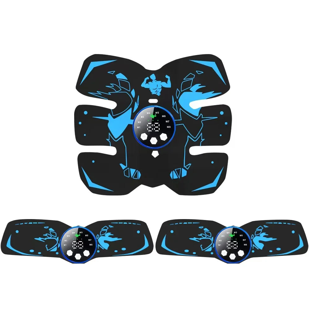 EMS abdominal fitness equipment set with 8 abdominal training modes and 29 intensity home exercise lazy fitness equipment