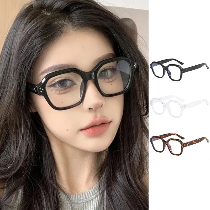 Unisex Retro Blue Light Blocking Eyeglasses Computer Glasses Frame Fashion Anti Blue Light Square Eyewears for Office Women Men