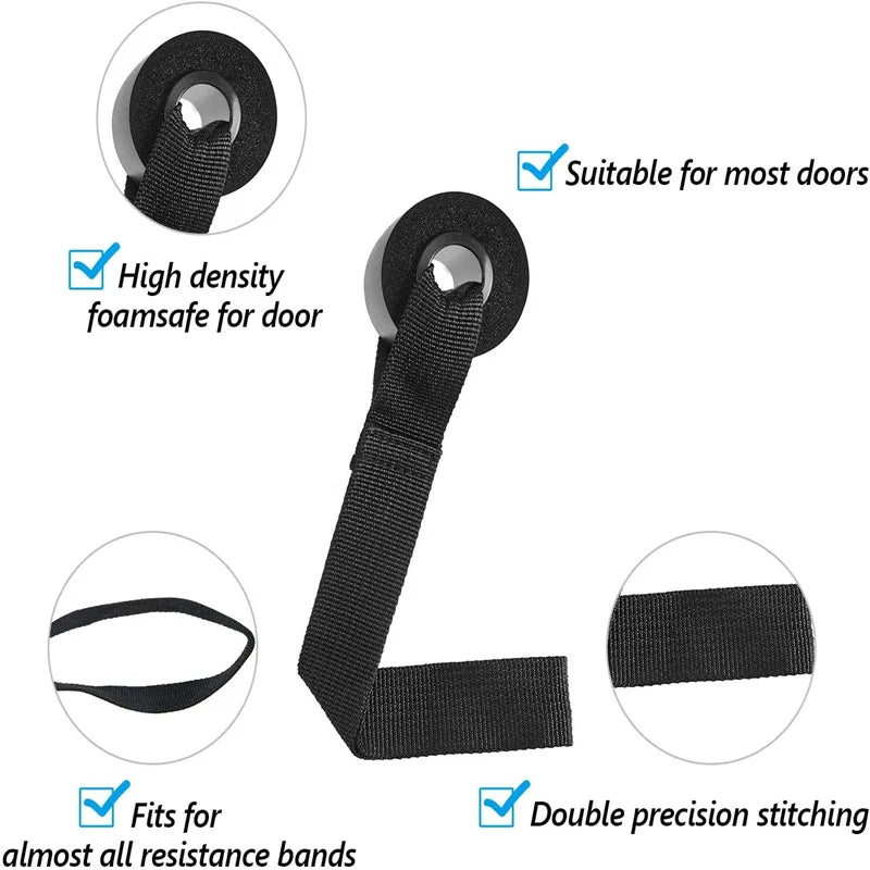 1/2pcs Elastic Resistance Door Anchor Holder Bands Tube Doorway Sport Fitness Equipment for Effective Working-out Accessories