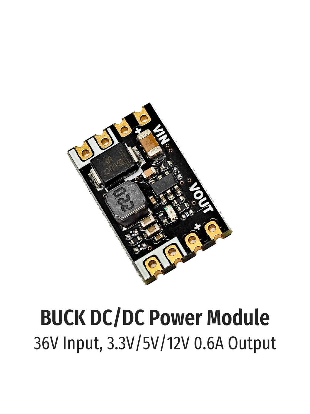 WeAct Buck Step-Down Power Module DC/DC 36V Max Input 3.3V/5V/12V Output 0.6A Max Current