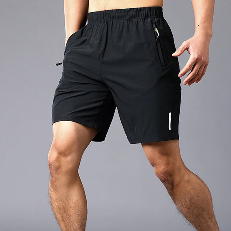 XL-3XL Casual Men's Running Shorts Quick-drying Fitness Black Shorts Men Beach Short Pants Male Sports Shorts Thin Lightweight