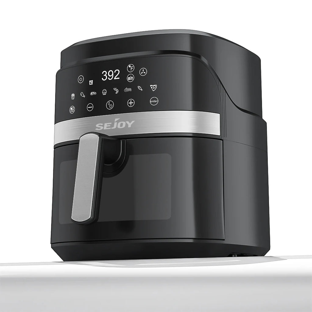 Sejoy Air Fryer 8-in-1,6 Quart Electric Hot Fryer Oven Oilless Cooker,Roast, Bake, Plus Bake,Dehydrate, and Keep Food Warm