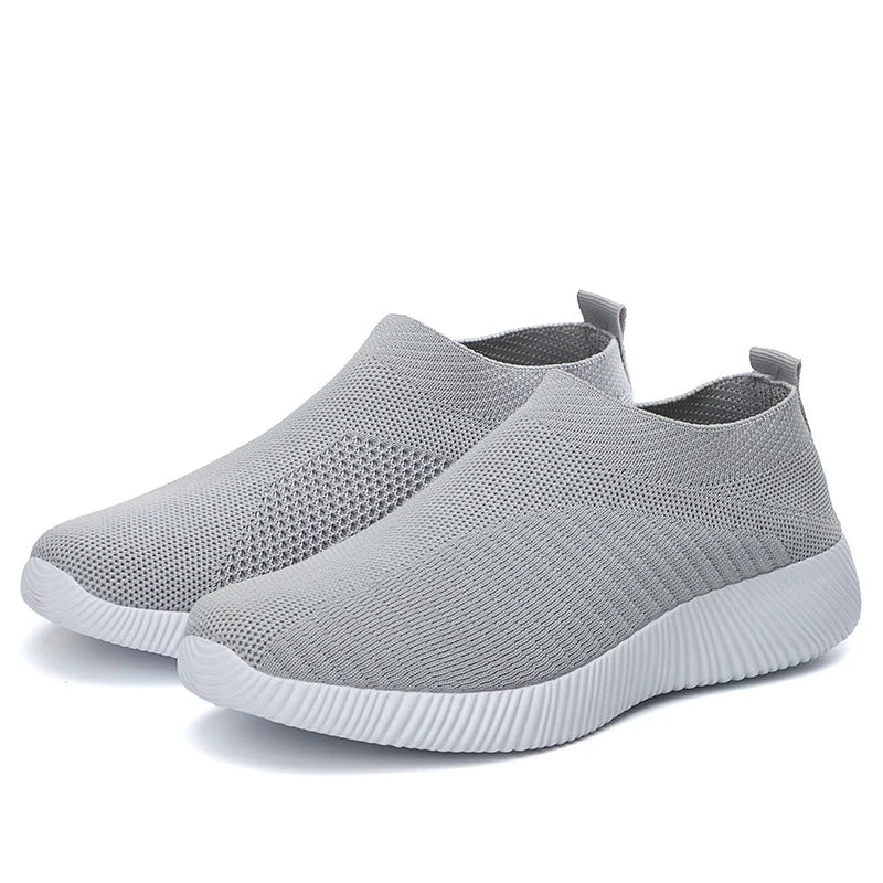 2024 New Fashion Sneakers For Women Casual Shoes Comfortable Soft Sneakers Women Slip On Sock Shoes For Women Ladies Flat Shoes