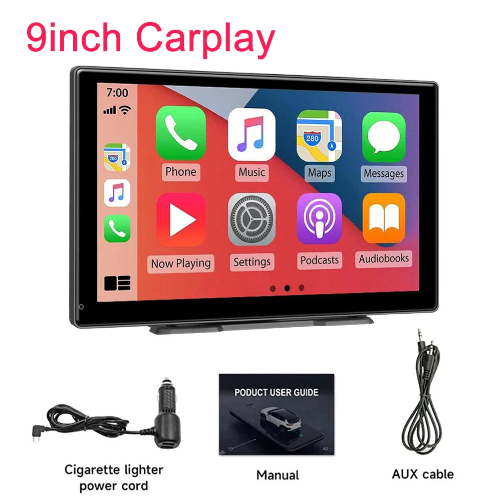 7/9/10.26 Inch Universal Portable Carplay Android Auto for Car Screen Wireless Carplay Screen Wireless Car Stereo Radio 1 2 din