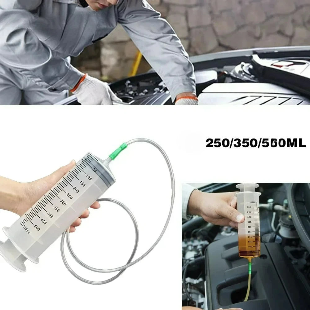 Auto Oil Extractor Tire Vacuum Pump Transfer Kit Car Syringe Set Automotive Duty Heavy Fluid With Durable Hose Agriculture