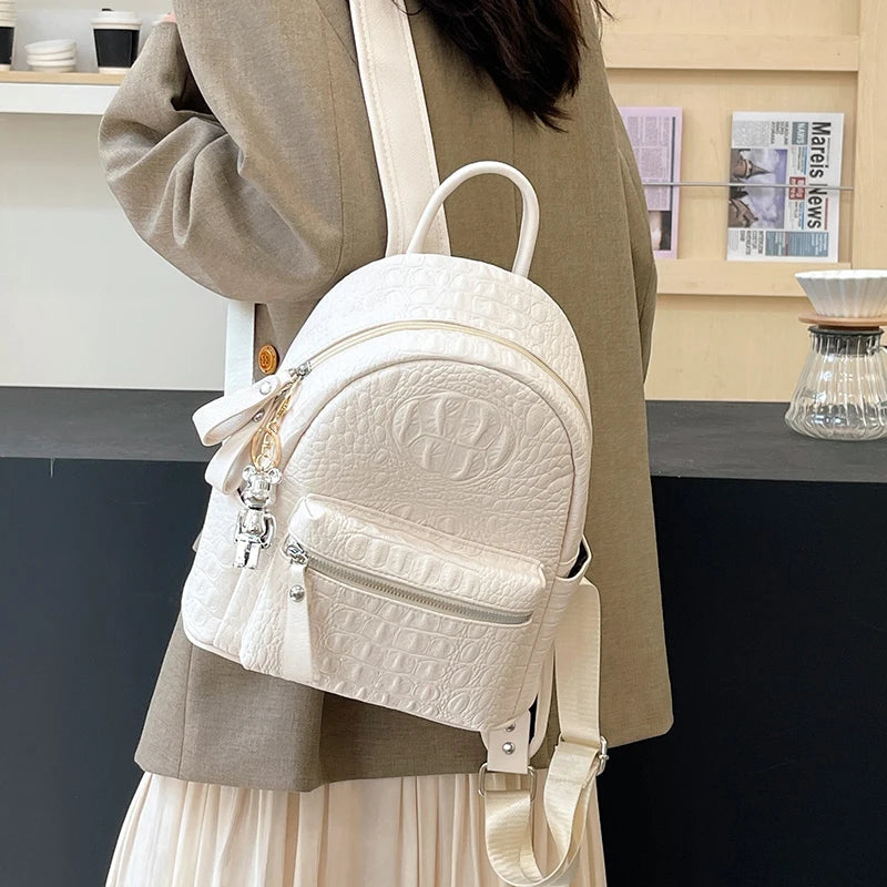 Women's Backpack Ladies Big Bagpack for Teenager Girl PU Leather Large Capacity Shoulder Bags for Women 2026 Mochilas Feminina