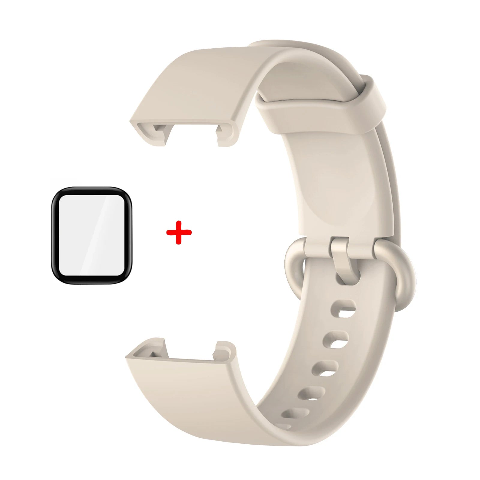 Silicone Straps for Redmi Watch 2 Lite Poco Watch Replacement watchband Bracelet for Xiaomi Watch Lite With Screen Protector