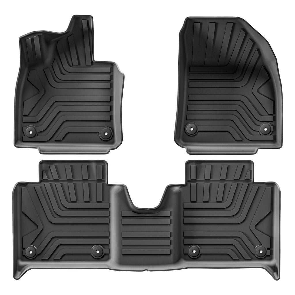 Smabee Left Drive for Polestar 4 2024-2026 Car Floor Mats Cargo Liner Trunk Pad TPE 3D Foot Mat Waterproof Accessories Black
