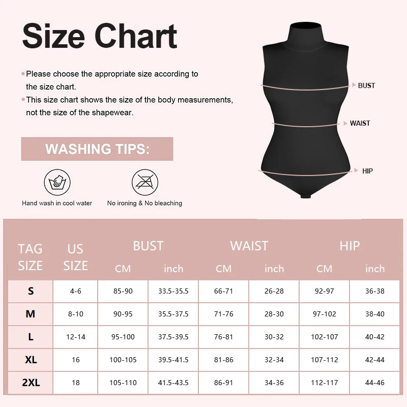 Sleeveless High Neck Bodysuit New Women's Sexy Skinny Jumpsuit Butt Lifter Smooth Body Shaper Belly Corset Female Clothing