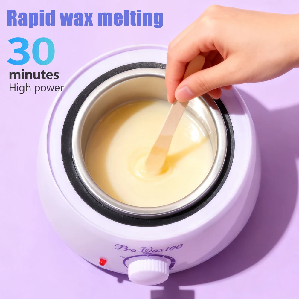 LULAA Electric Wax Heater Wax Melting Heater Portable Wax Heater Adjustable Temperature Suitable for Home and Nail Salon Use