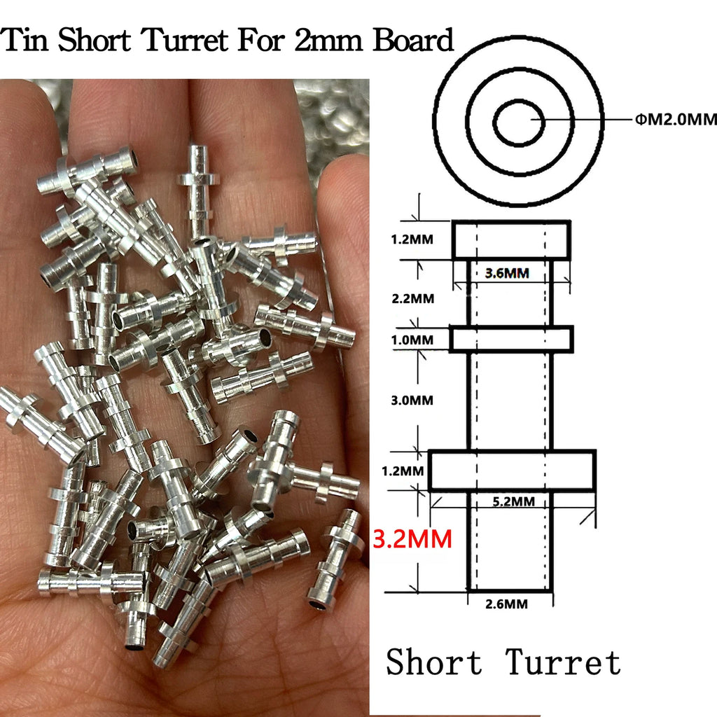 DIY Project Turret Lug Audio Tag Board Turret Board Terminal Board For Tube Amplifier DIY Kit Copper Plated Tin Turret