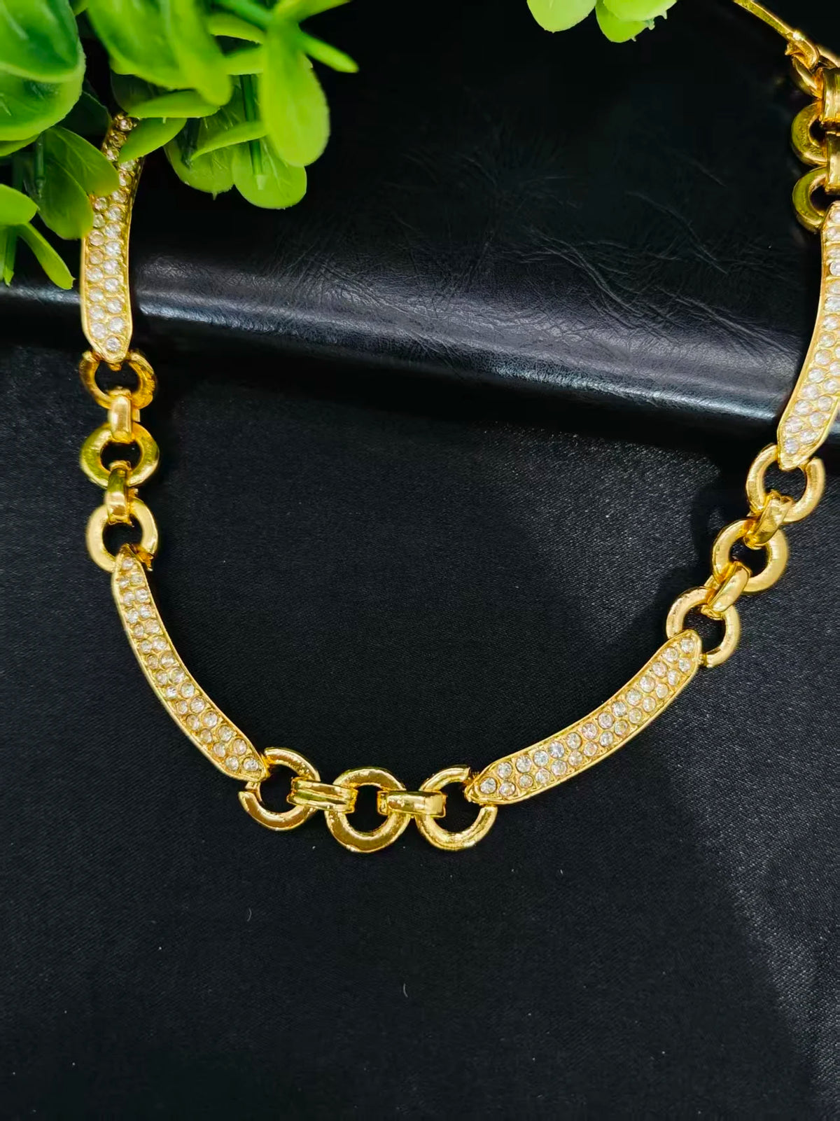 Luxury 24K Plated Gold Italy Dubai Necklace Earrings Bracelet Ring For Women Party Gift ﻿Jewelry Set