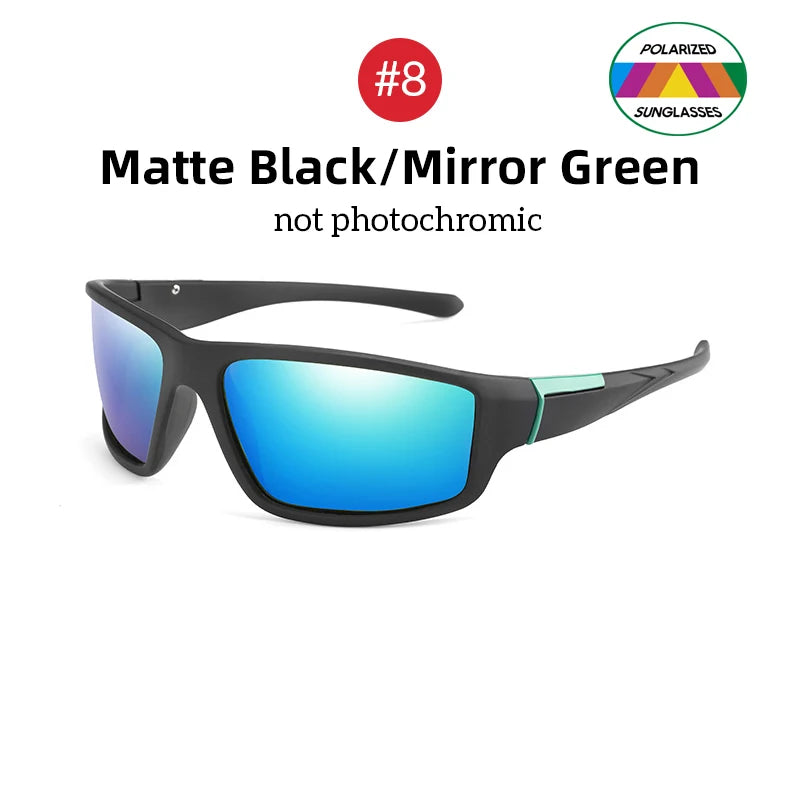 VIVIBEE Men Photochromic Sunglasses Black Sports Goggles Women Color Changing Polarized Driving 2026 Discoloration Sun Glasses