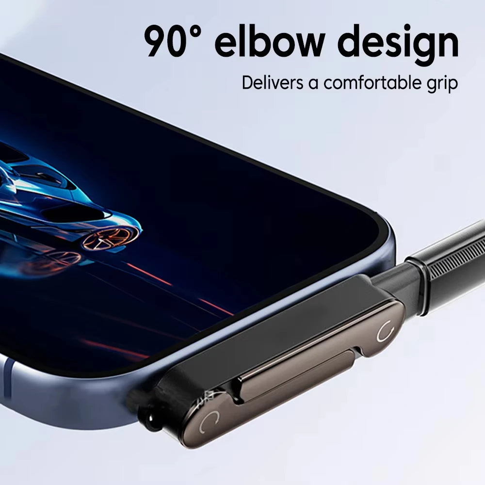 240W USB Type-C Lightning Built-in Stand Adapter Multi-function Foldable Converter for Phone