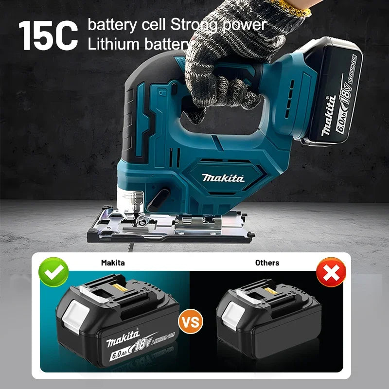 100% Genuine 18V Makita 6Ah Makita Battery BL1840 BL1830B BL1850B  Replacement Lithium Battery