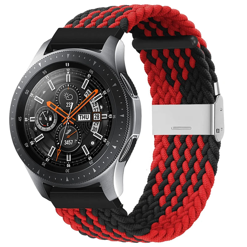 20mm 22mm Nylon strap for Samsung Galaxy Watch 3 42mm 46mm Gear S3 Active 2 Watch Adjustable Bracelet For Amazfit Huawei Correas
